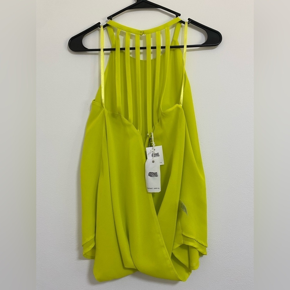 Naked Zebra Lemon Yellow Top - Picture 5 of 6